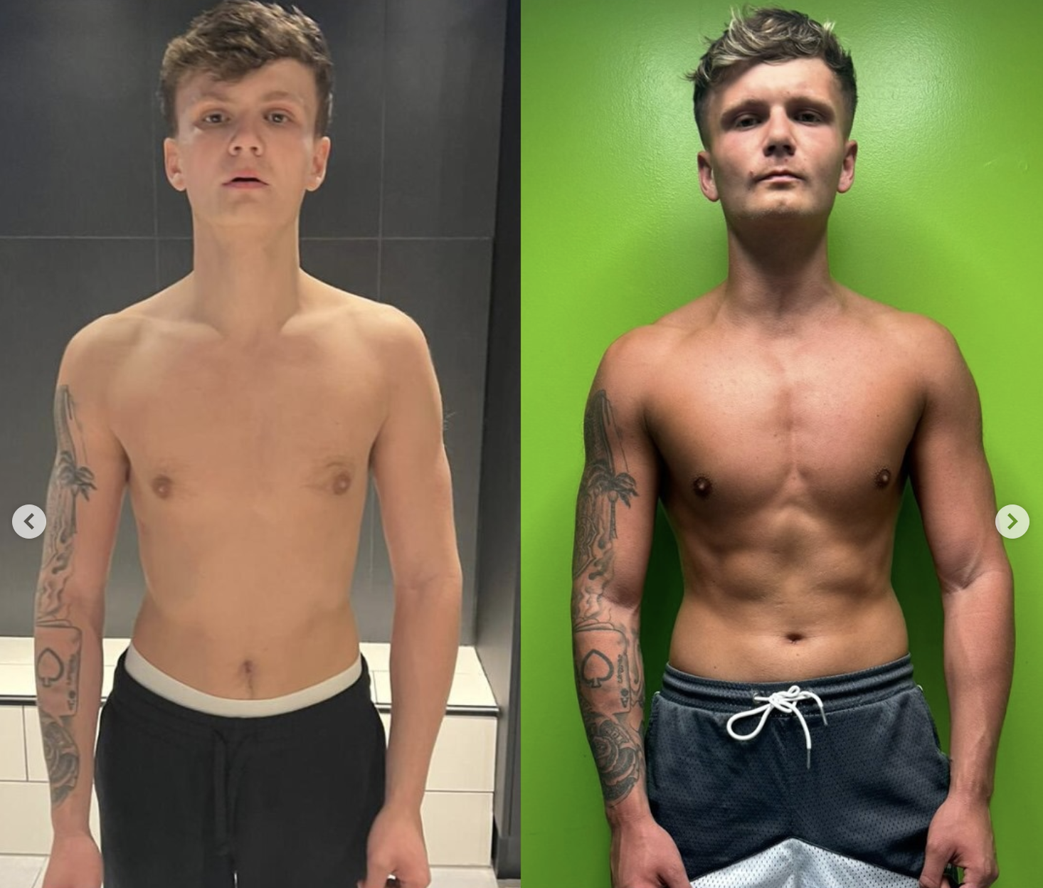 Ryan K. transformation